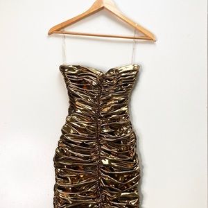 House of CB Gold Dress
